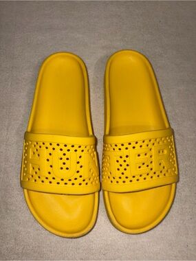 HUNTER Original Yellow Lightweight Moulded Slides uk 4W= Size 6 Womens